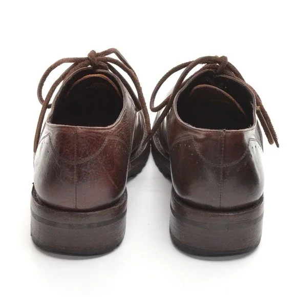 Freebird by Steven Winston Black Leather Cap-Toe Oxfords freebird | Shoes | Men Freebird Winston Brown Leather Cap  main image 3